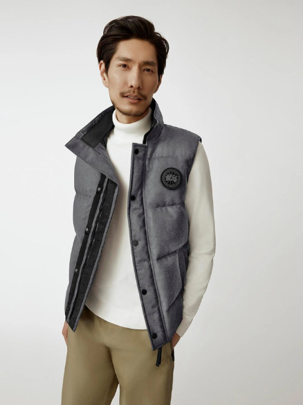 Freestyle Crew padded vest in black - Canada Goose