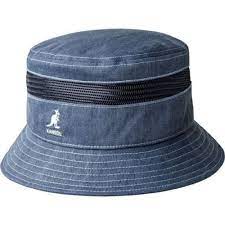 KANGOL - DISTRESSED COTTON MESH BUCKET HAT – Robert Simmonds Clothing