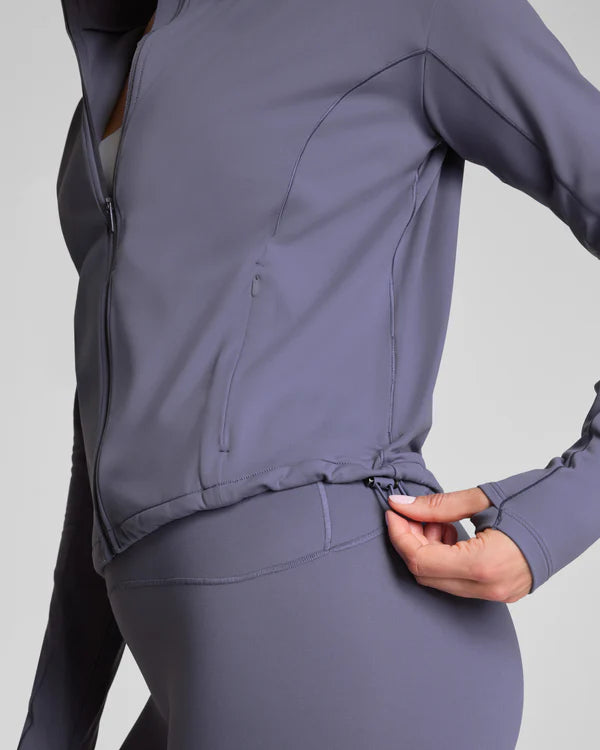 Jacket Image R Moving Image SPANX - GET MOVING BRUSHED FULL ZIP JACKET – Robert Simmonds Clothing