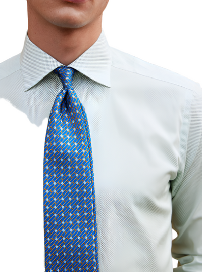 Eton slim fit micro print dress shirt found at Robert Simmonds in downtown Fredericton, NB