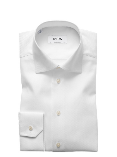Eton textured twill dress shirt found in Fredericton NB at Robert Simmonds