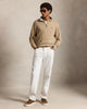 POLO RALPH LAUREN - DOUBLE KNIT JERSEY 1/4 ZIP SWEATER