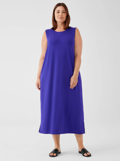 EILEEN FISHER EXTENDED SIZING - TANK DRESS in Nocturn