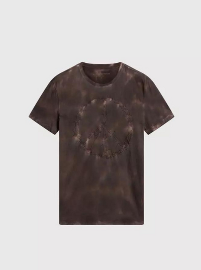 John Varvatos Ink Peace Tee in Mauvewood Found at Robert Simmonds Located in Downtown Fredericton NB.