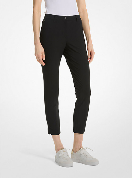 Michael kors black stretch pants discount