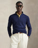 POLO RALPH LAUREN - COTTON 1/4 ZIP SWEATER