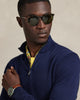 POLO RALPH LAUREN - COTTON 1/4 ZIP SWEATER