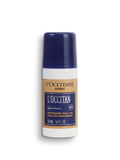 L'Occitane en Provence roll on deodorant for sale at Robert Simmonds Clothing in Fredericton, New Brunswick.