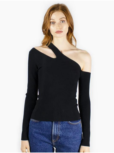 Autumn Cashmere one shoulder top for sale at Robert Simmonds Clothing in Fredericton, New Brunswick.
