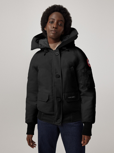  Canada Goose Chilliwack bomber parka for sale at Robert Simmonds Clothing in Fredericton, New Brunswick.