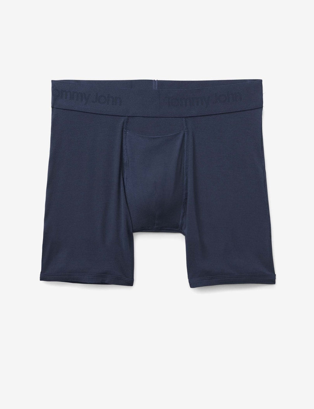 Tommy John Men's Underwear, Boxer Brief, Second Skin Fabric with 8 Inseam,  Black/Turbulence Colorblock, Small : : Fashion